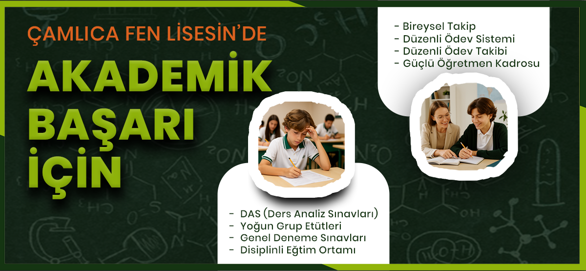 Çamlıca Fen Lisesi’nde Akademik Başarı Bir Sisteme Dayanır